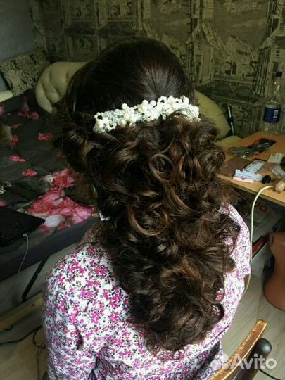Свадебная заколка для волос