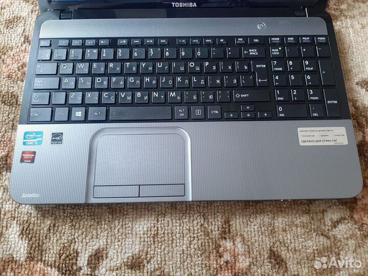 Ноутбук Toshiba i5/4-16Гб/500-1000Гб HDD, HD7670M