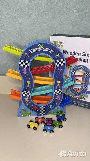 Трек горка с машинками