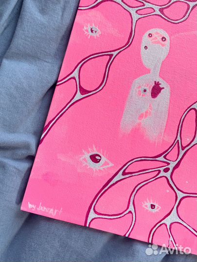 Картина абстракция акрил