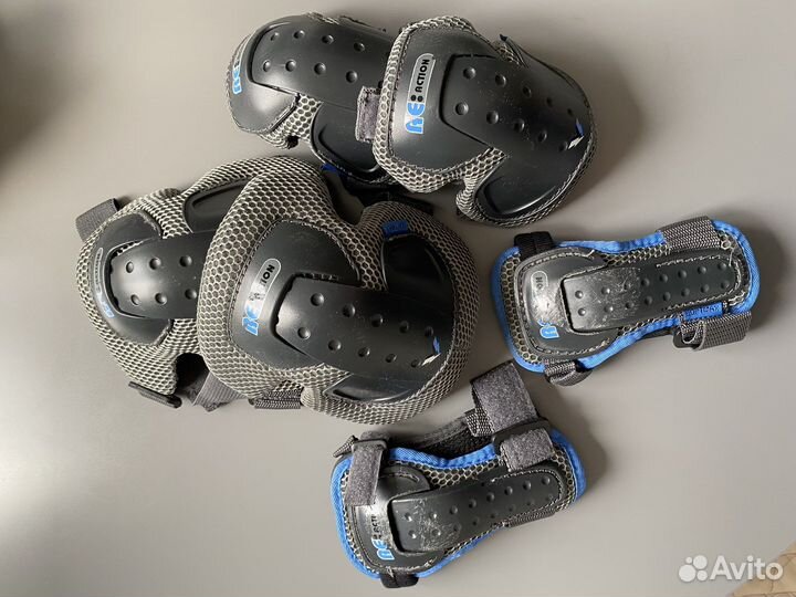 Роликовые коньки Salomon + сумка и защита