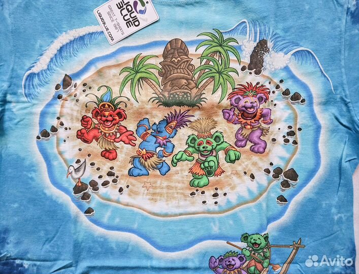 Liquid Blue x Grateful Dead Vintage футболка новая