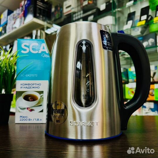 Чайник электрический Scarlett SC-EK21S72 1.8 л