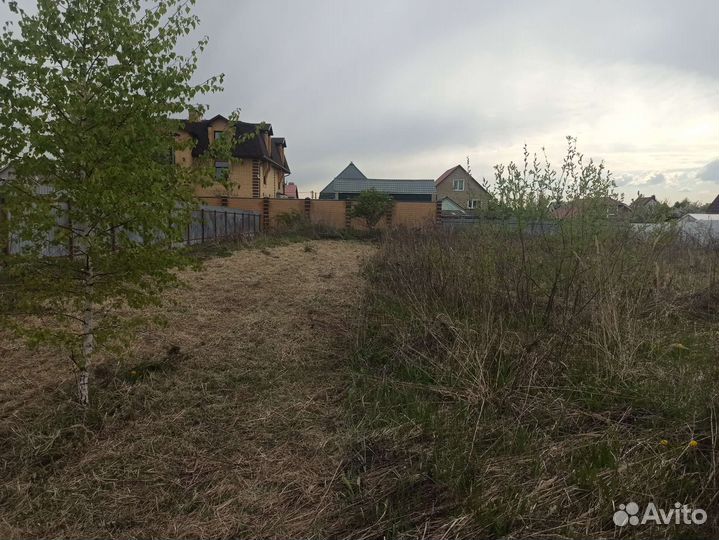 Покос травы, борщевика