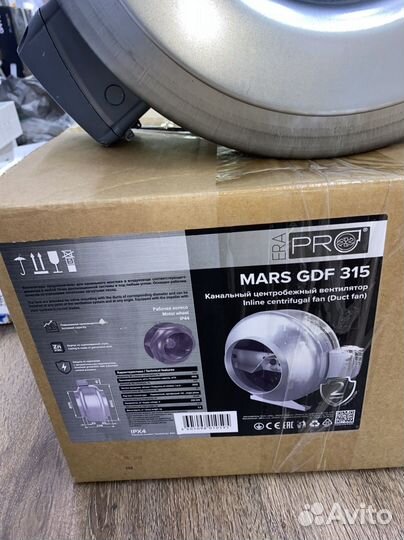 Вентилятор канальный D315 GDF ERA Mars