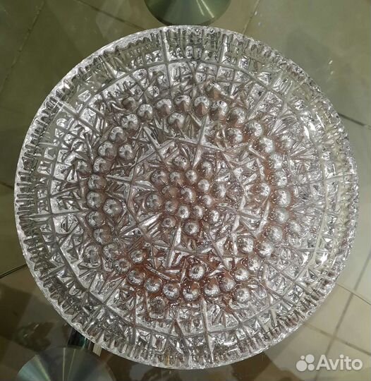 Хрустальное блюдо 