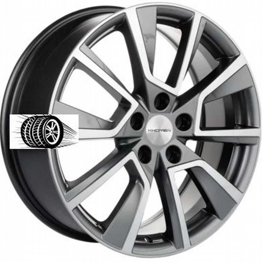 Литые диски Khomen Wheels 7×R18 5×114.3