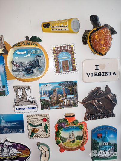 Магниты на холодильник из разных стран