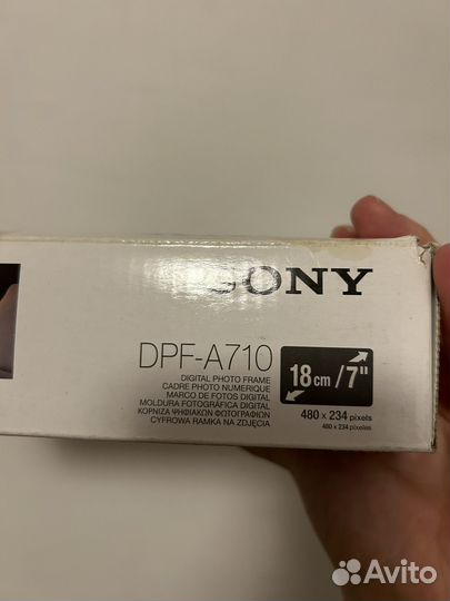 Цифровая фоторамка sony dpf a-710