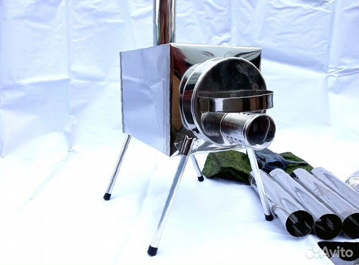 Печь походная Малая на 15 литров без экранов