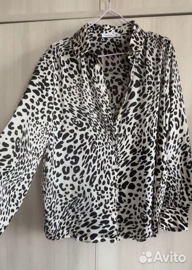 Леопардовая блузка terranova