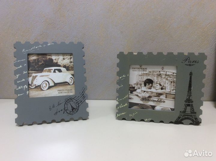 Фоторамка+шкатулка с рамкой.Набор из 2-х предметов