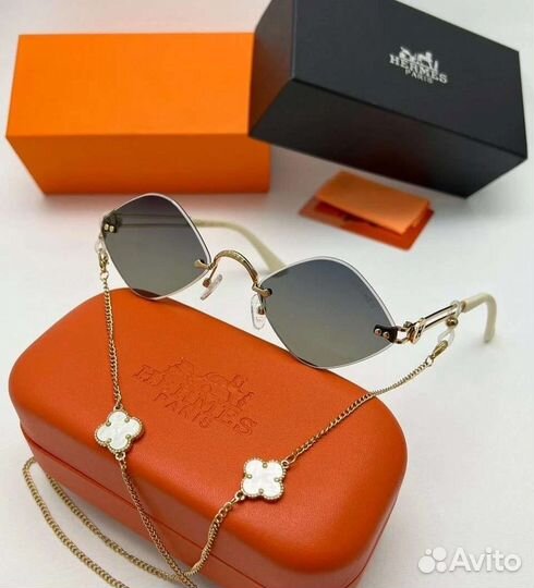 Солнцезащитные очки женские Hermes комплект