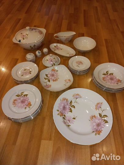 Столовый сервиз фарфор СССР