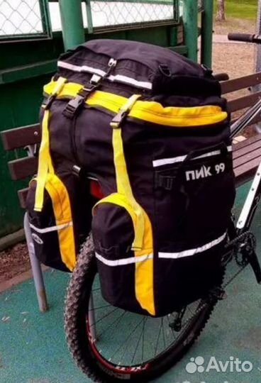 Велобаул и два крепких велобагажника