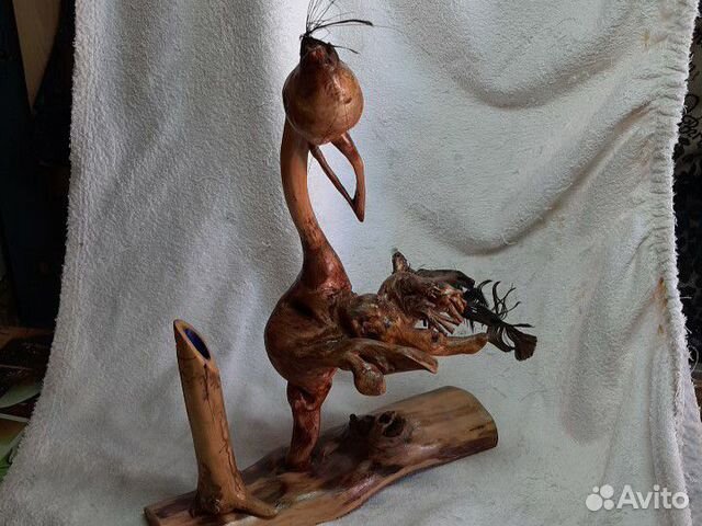 Композиция из лесной пластики по сказке лиса и жур