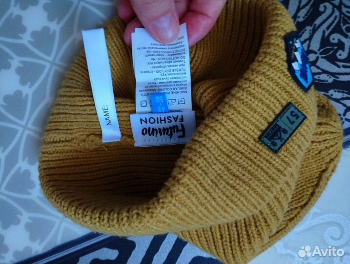 Новая демисезонная шапка для мальчика, 1-3 года