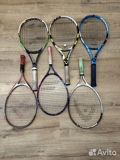 Ракетки для большого тенниса babolat/head