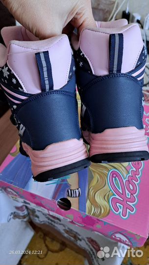 Зимние ботинки 27р