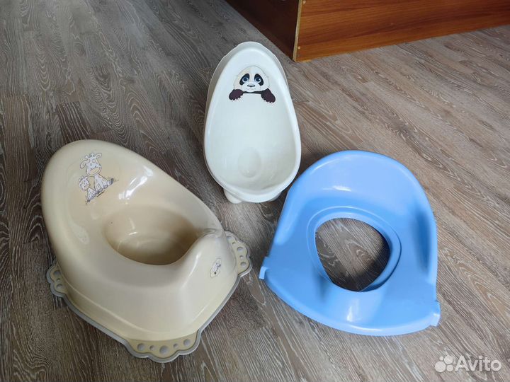 Горшок, писсуар и накладка на унитаз