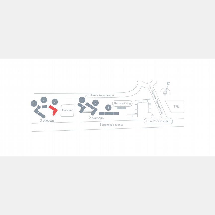 1-к. квартира, 36,4 м², 2/19 эт.