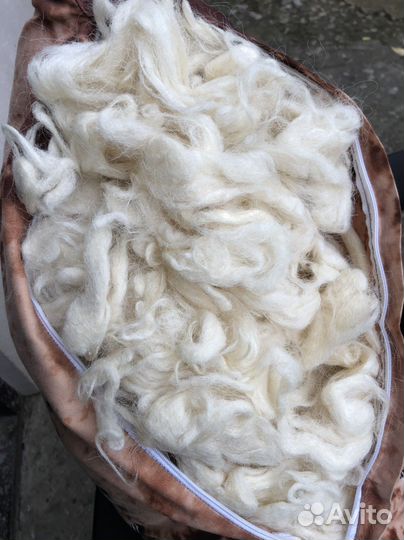 Шерсть овечья мытая