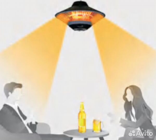 Инфракрасный обогреватель светильник