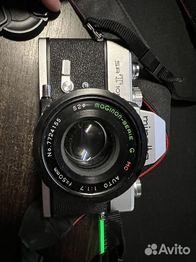 Пленочный фотоаппарат Minolta srT101+1,7/55