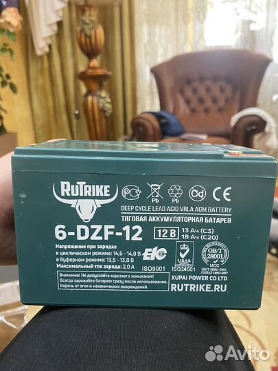 Rutrike Аккумулятор для инвалидной коляски