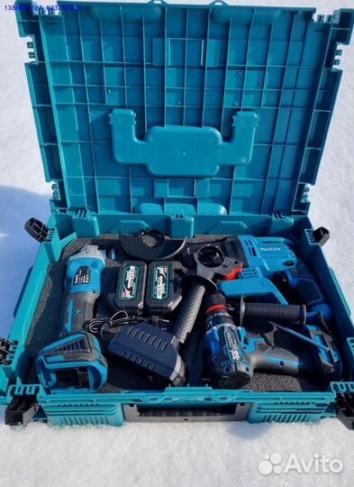 Шуруповерт перфоратор болгарка набор (Арт.59617)