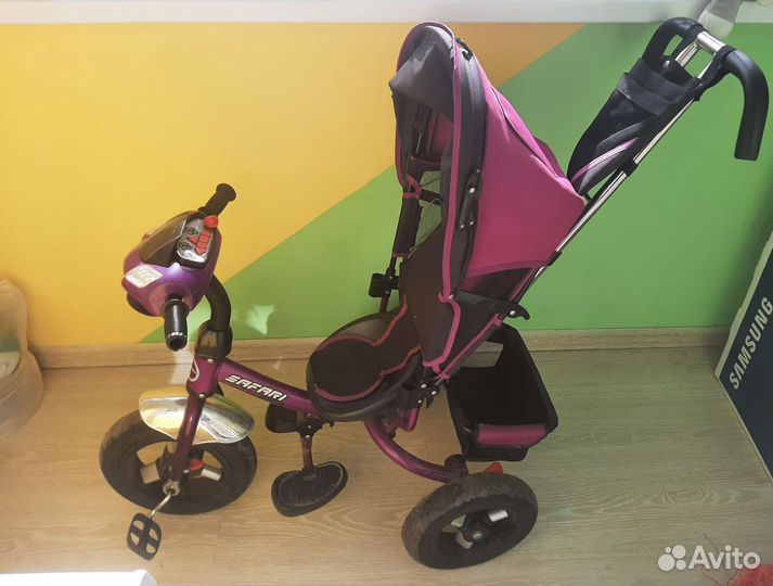 Детский трехколесный велосипед бу