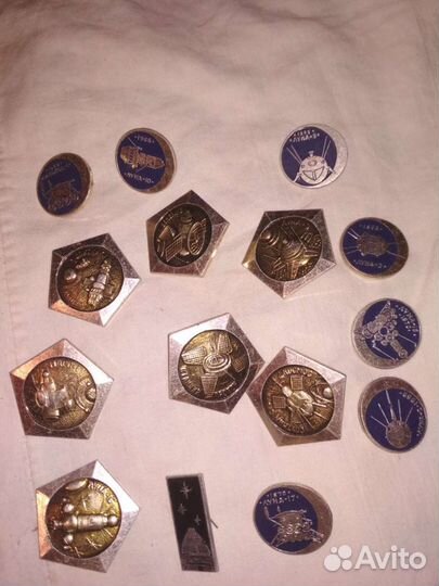 Значки СССР космос