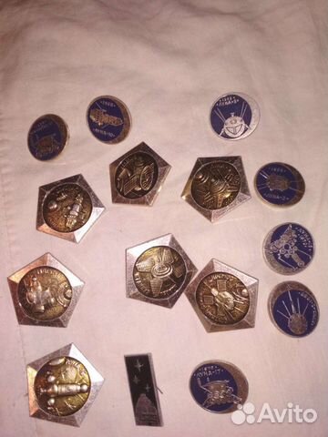 Значки СССР космос