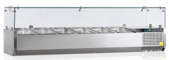 Витрина VK38-150 для топпингов под гастроемкости