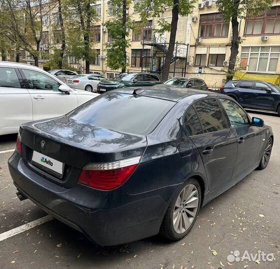 BMW 5 серия 2.5 AT, 2008, 197 000 км