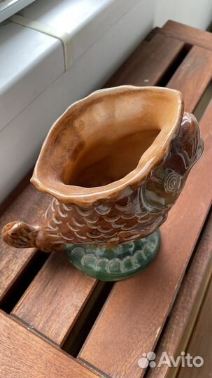 Ваза для цветов в форме рыбы