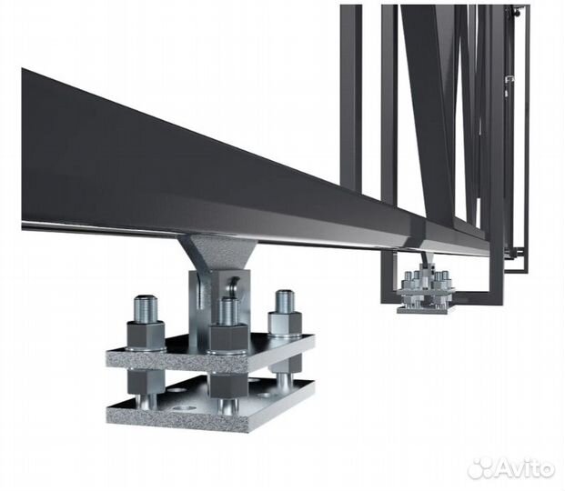 Ворота откатные каркас с комплектом под автоматику
