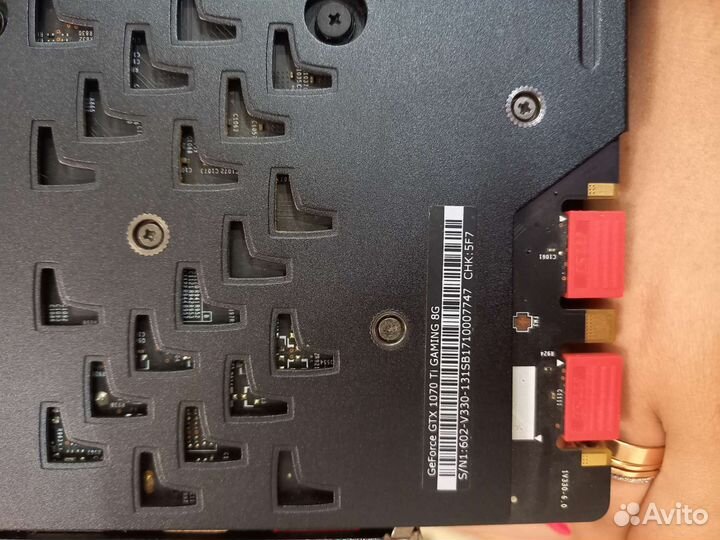 Видеокарта msi geforce gtx 1070 ti