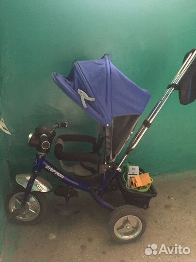 Детский электрический мотоцикл + велосипед