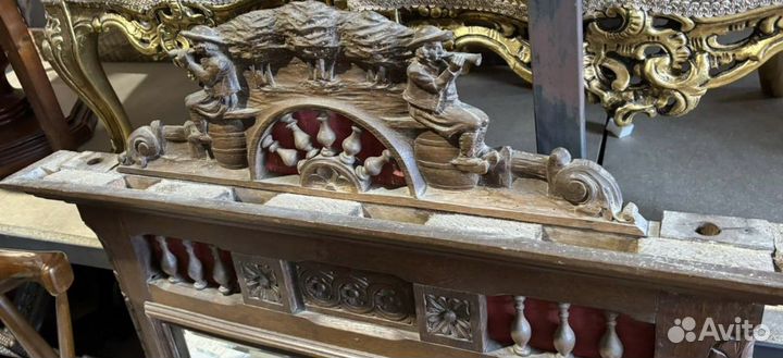 Зеркало. Бретонский стиль. Антикварная мебель