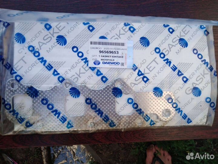 Прокладка выпускного коллектора daewoo matiz