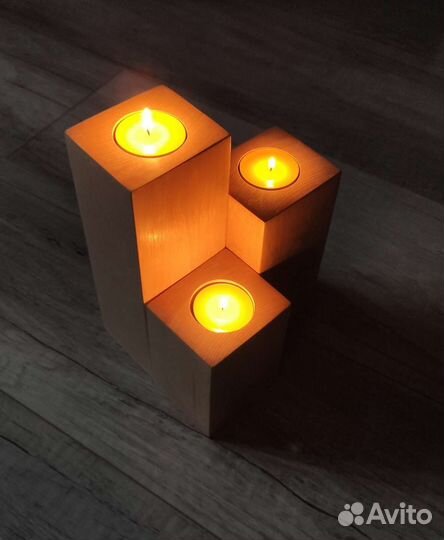 Массивные Loft подсвечники