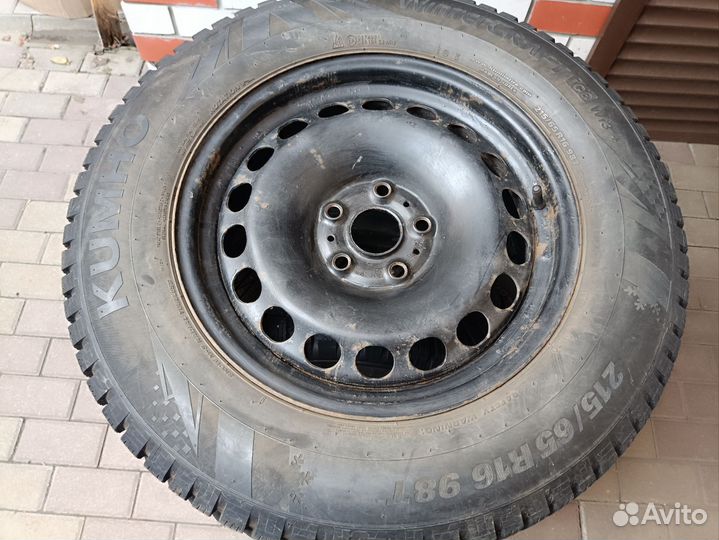 Колёса в сборе VW зима r-16 (5x112) 4 шт