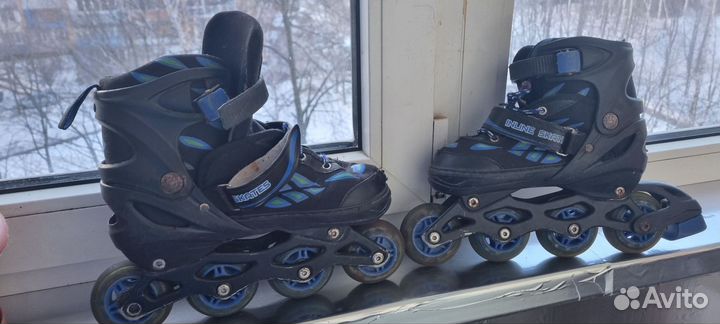 Роликовые коньки детские раздвижные
