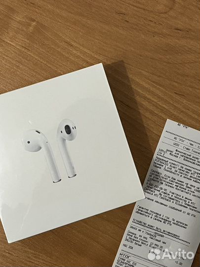 Беспроводные наушники apple airpods 2