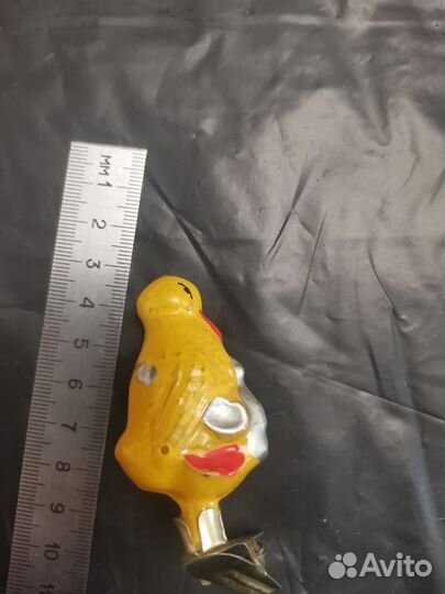 Елочные игрушки СССР стекло