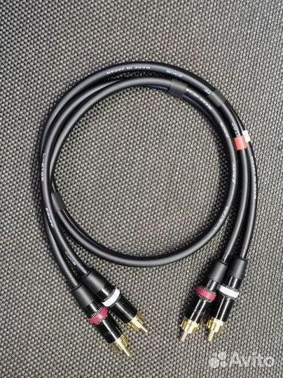 Межблочный кабель 2 rca 2rca 0,75 метра canare