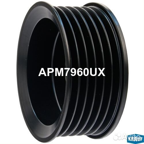 APM7960UX Шкив генератора citroen berlingo 1.90 d, 2.00 hdi 90 1998, citroen c5, c8 1.80, 2.00 hdi