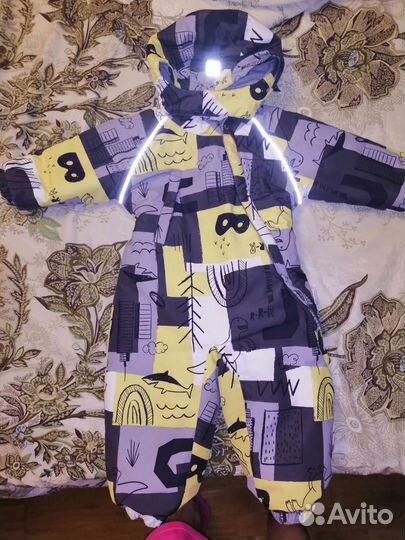 Зимний комбинезон 80 86 crokid