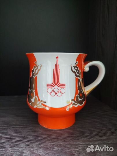 Кружка бокал Олимпиады 1980